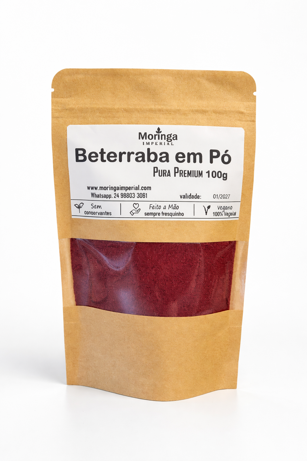Beterraba em Pó Pura Premium - Imagem 3